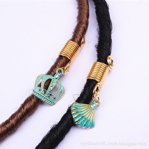 Hair Jewelry Rings Decorations Pendants Aluminum Dreadlocks Beads Metal Cuffs Hair Decorations Rings Accessories